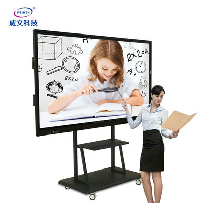 携帯用ブラケットが付いているIPS 188Wデジタルのタッチ画面Whiteboard LCD UHD